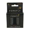  Batteri alkaliske D LR20 2-pk. - Firefly